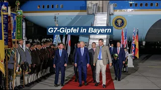 Ministerpräsident Dr. Söder begrüßt Biden und Macron zum G7-Gipfel - Bayern