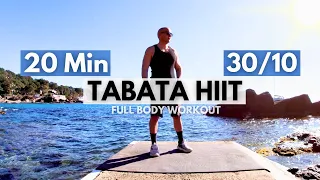 TABATA HIIT 20Min Full Body Workout NO REPEAT / Tabata 30/10 / Interval training 🔥💦
