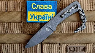 ЗАЩИЩАЯ УКРАИНУ. Нож SKELETON NECKER Piranha Knives