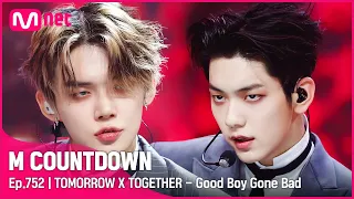 [TOMORROW X TOGETHER - Good Boy Gone Bad] Comeback Stage | #엠카운트다운 EP.752 | Mnet 220512 방송