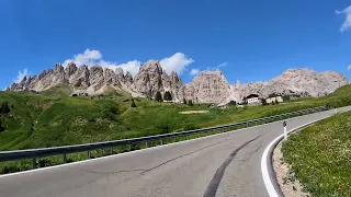 🇮🇹 VAL GARDENA to CORTINA D´AMPEZZO scenic drive | Dolomites Italy 4k 60fps
