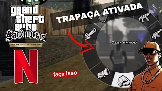 GTA San Andreas Definitive Edition NETFLIX - Como usar CÓDIGOS, ativar TRAPAÇA, CHEATS, GTA Netflix