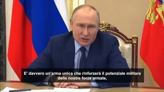 Putin: con il missile Sarmat chi ci minaccia ci penserà due volte