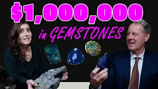 Unboxing A Million Dollars in Gemstones! Top Grade Black Opal & More!