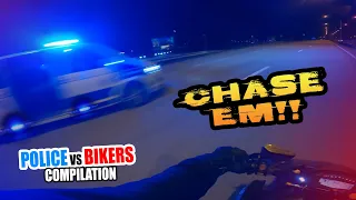 Police Chase Bikers - Cops VS Motorcycles | Best Compilation 2023