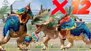 12 Пахигалозавров на что они способны? Jurassic World The Game прохождение