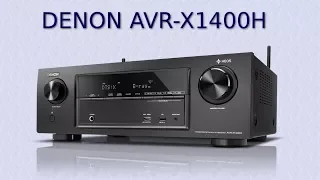 Denon AVR-X1400H - uruchamiamy i ustawiamy amplituner kina domowego.