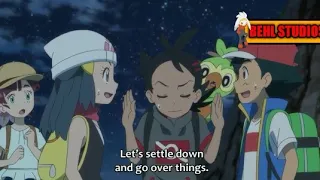 Ash and dawn reunion!|pearlshipping (XD)|ash meets dawn again|pokemon journeys ep 76.ENGLISH SUBBED