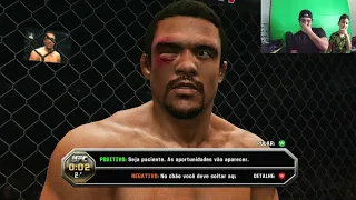 UFC Undisputed 3 - XBOX 360, DANI BOY JOGANDO E APRENDENDO, DANDO SURRA, vale a pena?