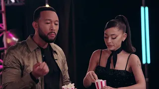 Ariana and John get a snack while Kelly and Blake Argue - The Voice