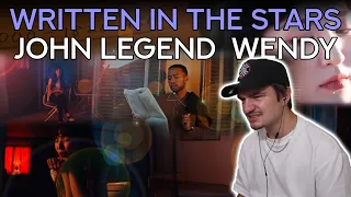 RANDOM COLLAB? | Reacting to John Legend X 웬디 (WENDY) 'Written In The Stars' MV [STATION X 0]