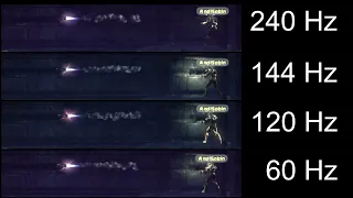 240Hz vs 144Hz vs 120Hz vs 60Hz - Testing Monitor refresh rates