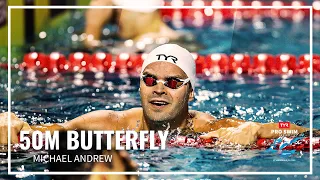 Michael Andrew & Dylan Carter Add ANOTHER TIE to the night in 50 Fly |TYR Pro Series Fort Lauderdale