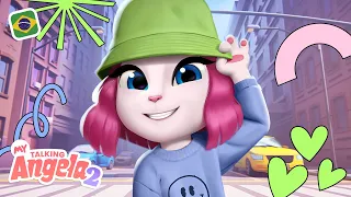 Uma Linha de Moda Novinha em Folha 🆕👗 Trailer de Minha Talking Angela 2