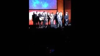 Glee Cast performance at Trevor Live