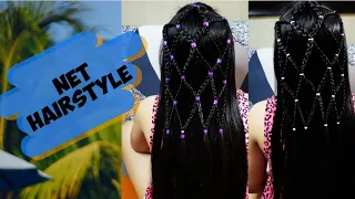 Net Hairstyle /Spider Web Hairstyle
