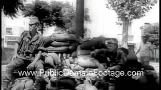 Tunisia Unrest in 1961 Newsreel PublicDomainFootage.com