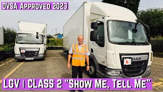 LGV | Class 2 - SHOW ME, TELL ME Questions & Answers 2023