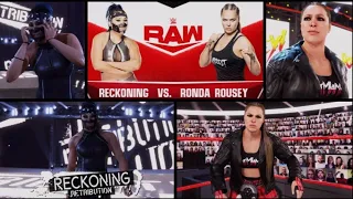 WWE 2K22 Reckoning (Mia Yim) VS Ronda Rousey