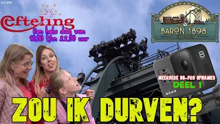 Bezoek aan de EFTELING. Zal ik in De BARON DURVEN? Veel GO-PRO opnames. #PYTHON #BARON #2329A