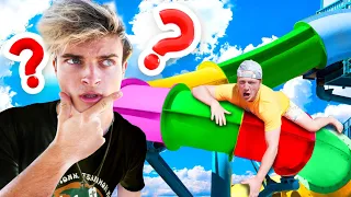 INSANE Waterpark HIDE & SEEK Challenge With UNSPEAKABLE