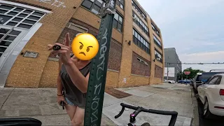 FIXED GEAR | POV CRAZY LADY starts YELLING at me for no REASON while delivering