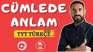 CÜMLEDE ANLAM (Full) 📌 TYT Türkçe 2023 (Deniz Hoca) +PDF 📘📕