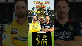 Devon  Conway💛 vs Faf Du Plessis❤️ in IPL 2023💥 #shorts #youtubeshort #ipl