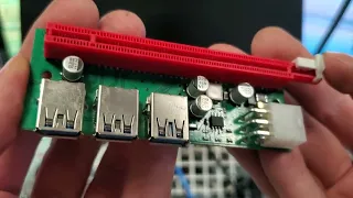 Райзер для видеокарт с неисправной шиной PCI-E (первая дифференциальная пара)