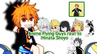 Anime flying guys react to Hinata Shoyo | part 2 | Gonwha