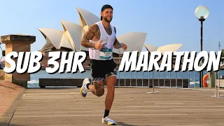 SUB 3 HOUR MARATHON | Sydney Marathon Vlog + Race Recap