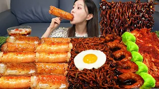 오동통 통대창 🔥 짜왕 실비김치 불닭 새우 먹방 Beef Intestines Daechang Jjajang Ramen SPICY KIMCHI Mukbang ASMR Ssoyoung