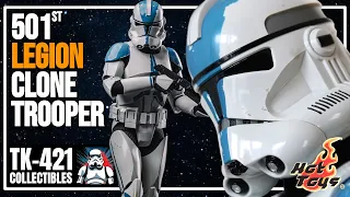 Hot Toys 501st LEGION CLONE TROOPER TMS092 Unboxing and Review - KENOBI