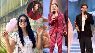 Hania amir & Ayeza khan , hania amir won best stylish actress award , Hum style award 2024,