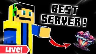 This is the Best MINECRAFT SERVER ??  #minecraft RADIANTMC