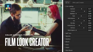 Лучший БЕСПЛАТНЫЙ плагин Davinci Resolve 19 - Film Look Creator