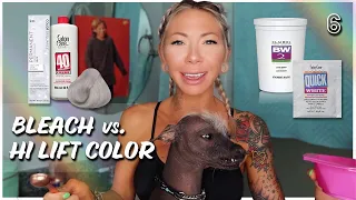 Bleach VS. Hi Lift Color | Root Retouch | Hair Color Series 06