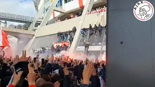 Crazy Scenes in Amsterdam as Fans and the Team Celebrate Winning the League Title