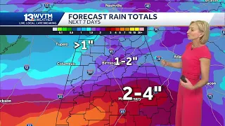 Risk for severe weather with storms, hail Friday in Alabama