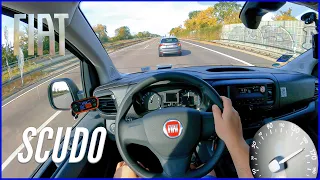 2022 Fiat Scudo [1.5L 102HP] - POV Autobahn Top Speed Drive