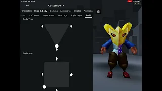 How to make the smallest avatar in roblox..