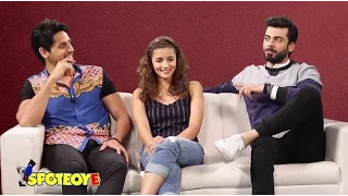 Alia, Sidharth & Fawad get CANDID about their families | SpotboyE Exclusive Interview Kapoor & Sons