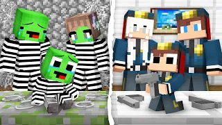 Mikey Family CRIMINAL vs JJ Family POLICE - Maizen Minecraft Animation