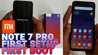 How to Setup Redmi Note 7 Pro First Boot | Redmi Note 7 Pro First Time Setup