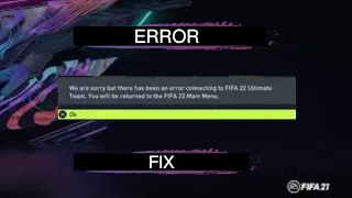 How to fix (There was an error communicating with ultimate team please try again later) Easy!