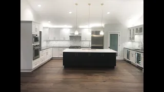 Time Lapse kitchen remodel with wall removal (load bearing)