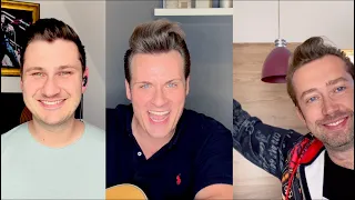 The Baseballs - Umbrella (split screen acoustic version)