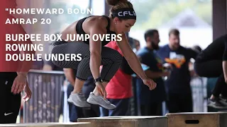 "Homeward Bound" | CrossFit WOD | Burpee Box Jump Overs + Rowing + Double Unders