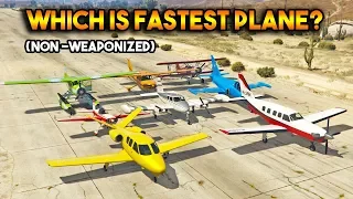 GTA 5 ONLINE : WHICH IS BEST PLANE? (NON WEAPONIZED) [ALL 8 PLANES]