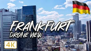 Frankfurt, GERMANY 🇩🇪 I Drone view I 4K/60fps